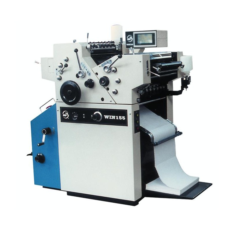 Prensa de impresión de formularios continuos de dos colores de 15,5 pulgadas