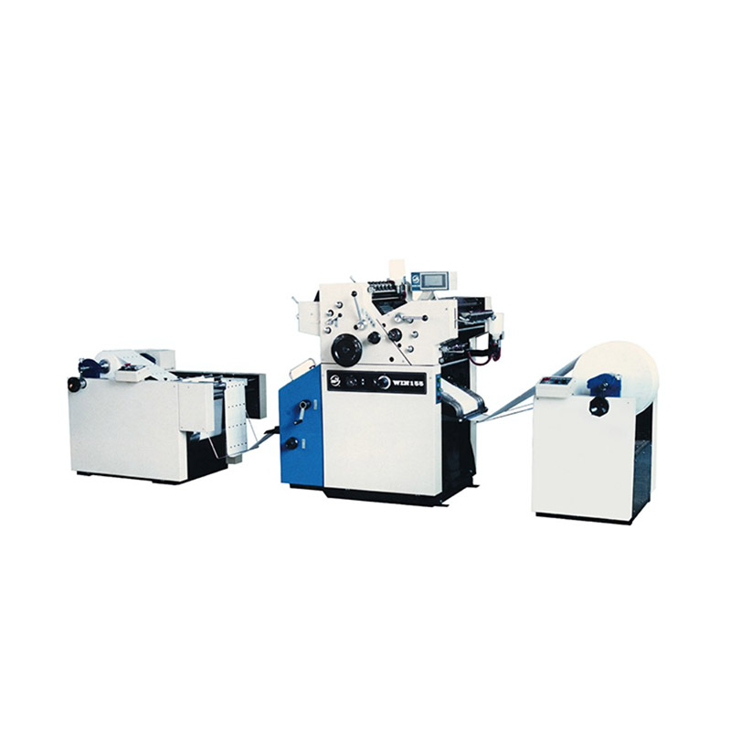 Prensa de impresión de formularios computarizada alimentada por bobina de dos colores de 15,5 pulgadas